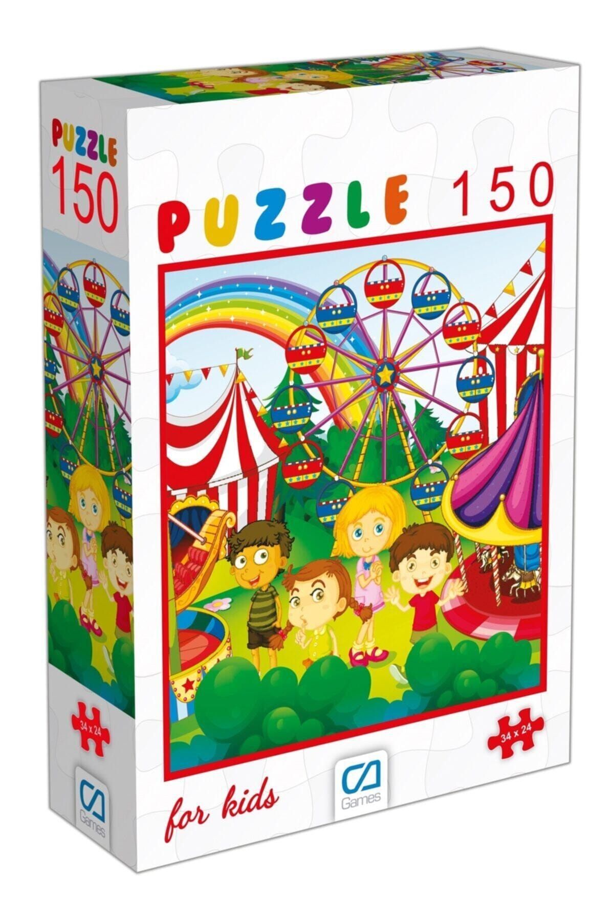 CA Games 150 Parça Lunapark Çocuk Puzzle 34 X 24 Cm. Yapboz ( Ca-6101)