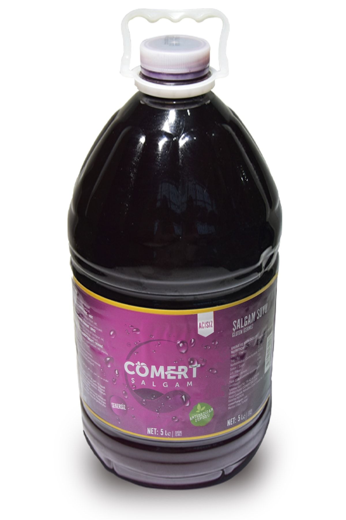 Cömert Şalgam Acısız Şalgam Suyu 5 lt