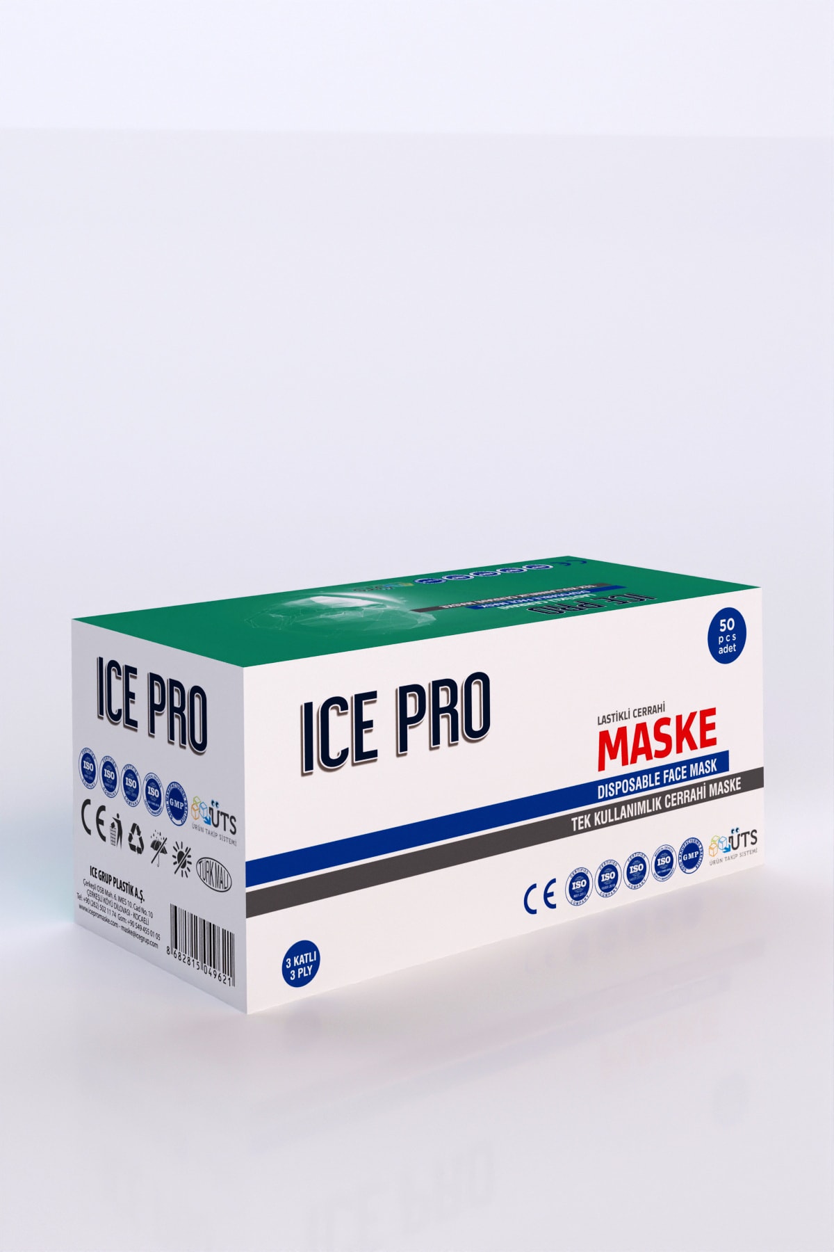 icepro mask Ice Pro Cerrahi Maske - Meltblown Filtreli - Üts Kayıtlı- 50li Kutu