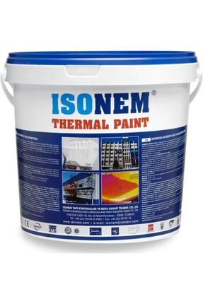Thermal Paint Iç Ve Dış Cephe Isı Yalıtım Boyası 18 Kg Beyaz Image 0