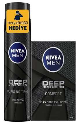 Nivea Men Deep Tıraş Köpüğü 200 ml +Tıraş Sonrası Losyon Deep 100 ml