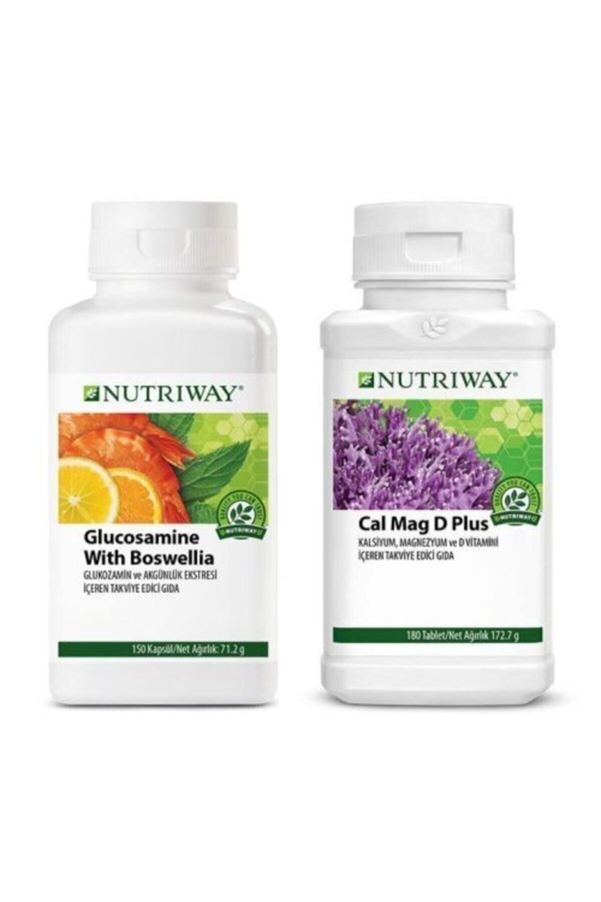 Amway Orjinal Ürün Glucosamine With Boswellia (150) - Calcium Magnesium D Plus (180)