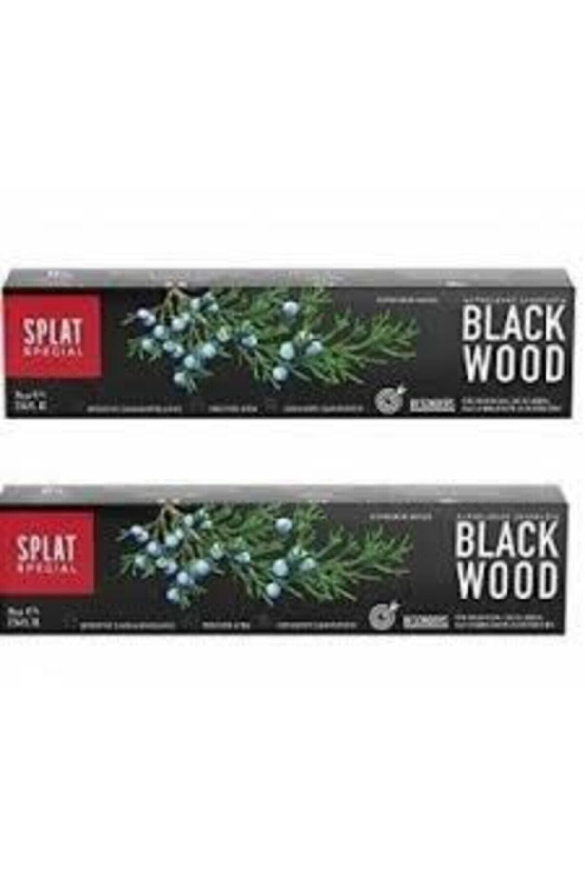 splat blackwood siyah beyazlatici dis macunu 2 li 75ml 75ml fiyati yorumlari trendyol