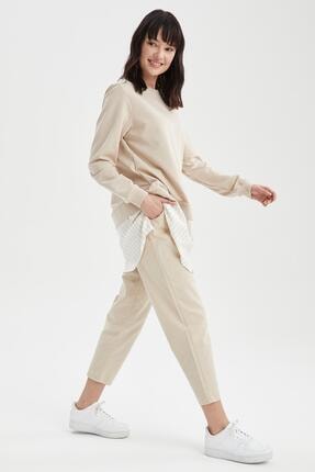 DeFacto Slouchy Fit Dokuma Pantolon
