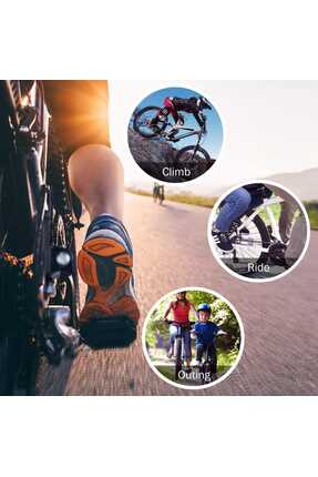 Arka Basamak Bisiklet Scooter E-bike Uyumlu Image 2