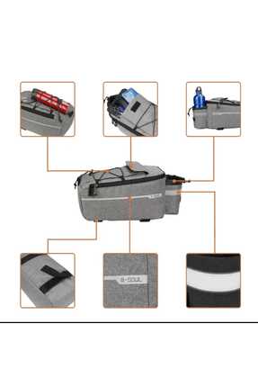 Bagaj Çantası 8l Ithal Bisiklet / E-bike Uyumlu Image 4