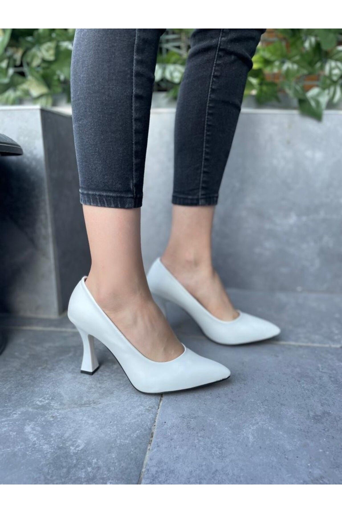 Lussen High Heels White Block Trendyol