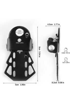 Arka Basamak Bisiklet Scooter E-bike Uyumlu Image 4