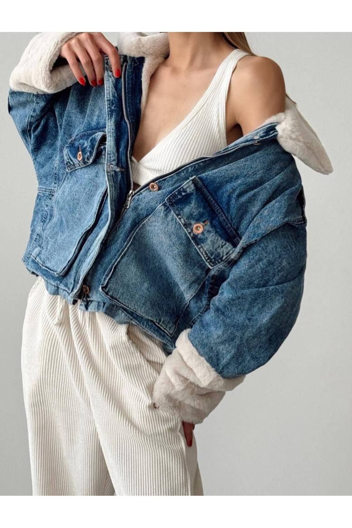 Womens denim jacket with inside pockets shop