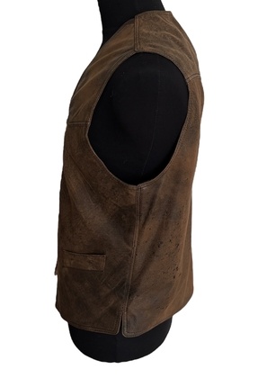 HAKİKİ DERİ ERKEK YELEK Image 1