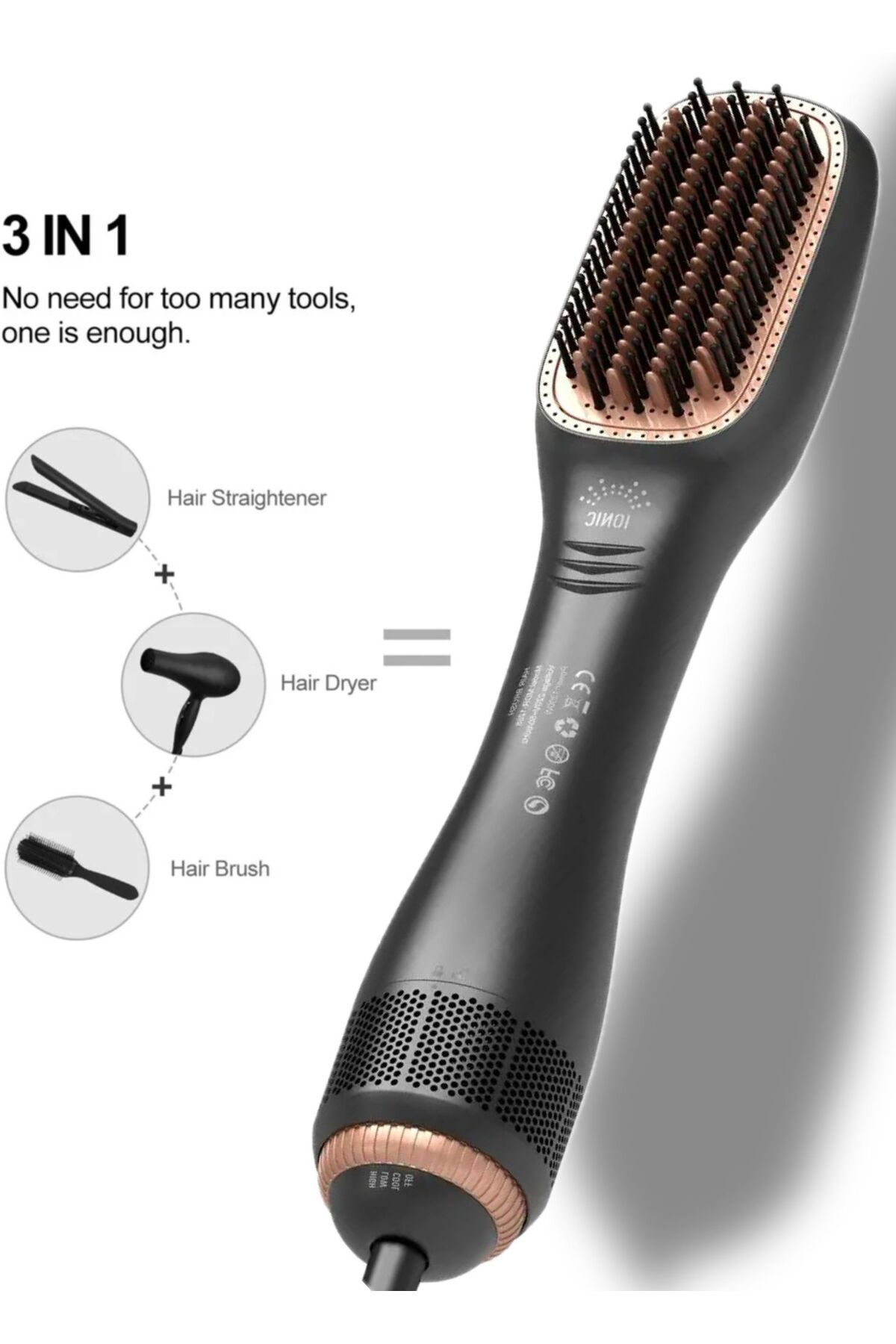 Ipone Electric Air Blow Hair Straightener Professional Blow Dryer