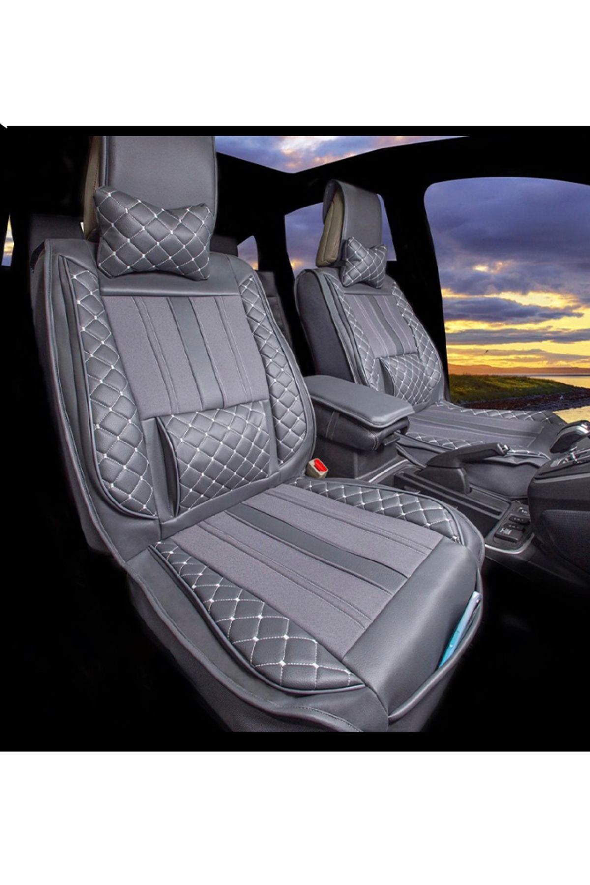 NiCe Shop Luxury Series Leather New Generation Car Seat Cover