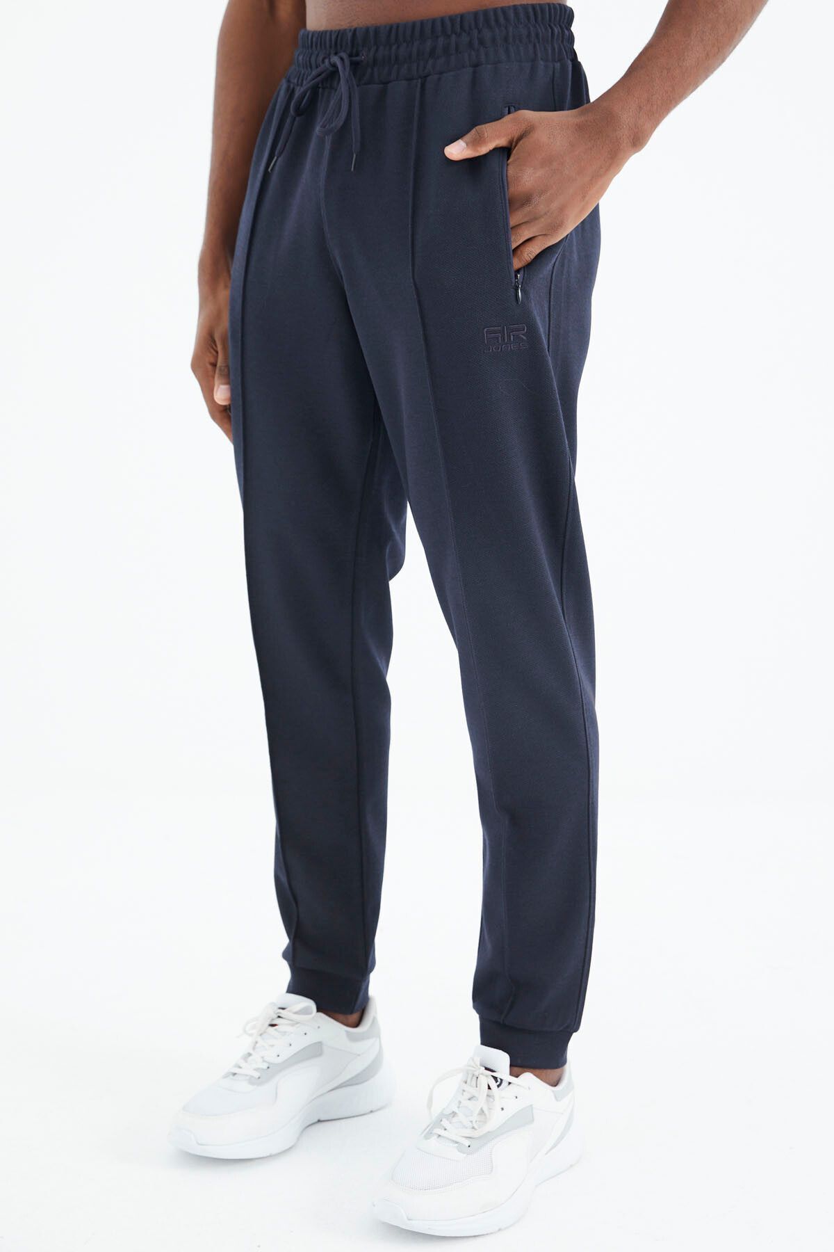 Navy blue tracksuit bottoms mens hot sale