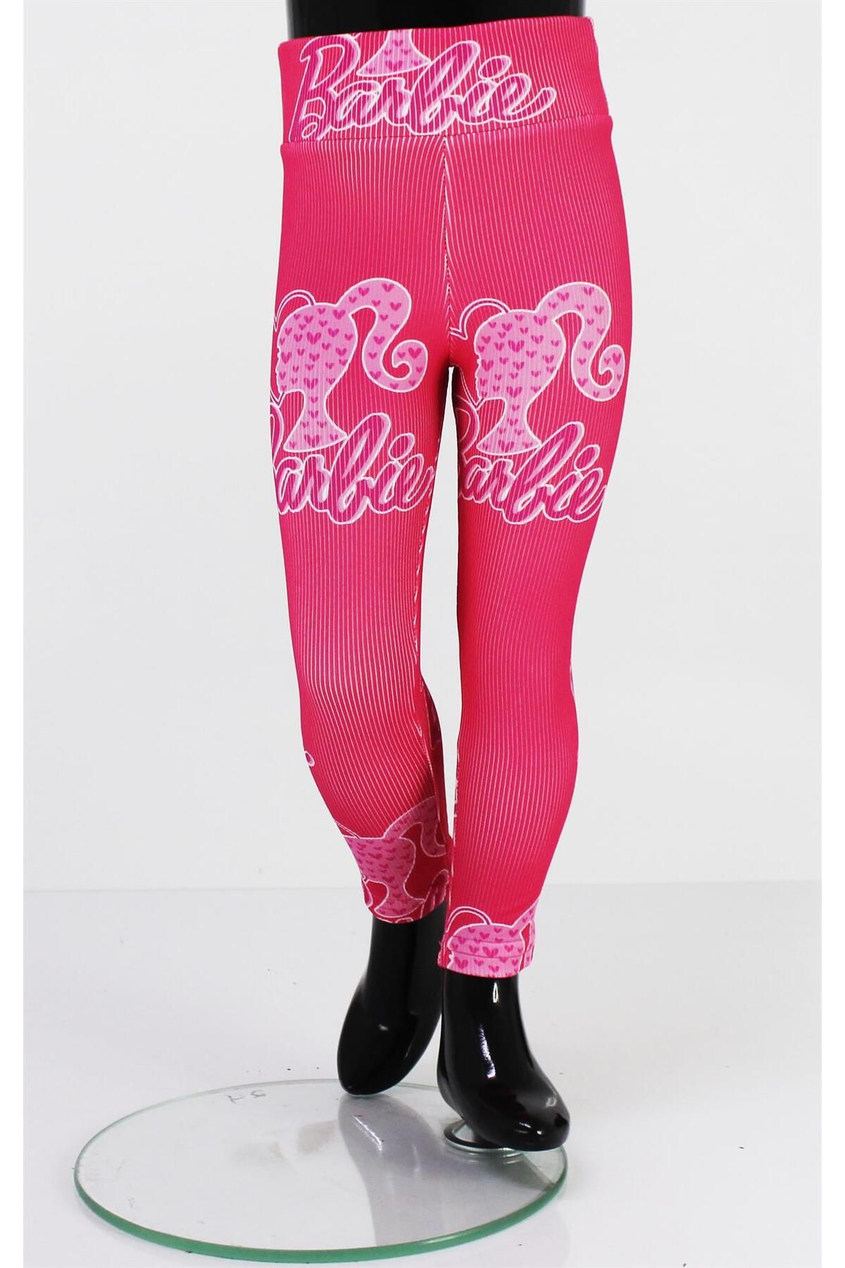 TRENDİMİZBİR Our Trend: Barbie Heart Cotton Corduroy Leggings