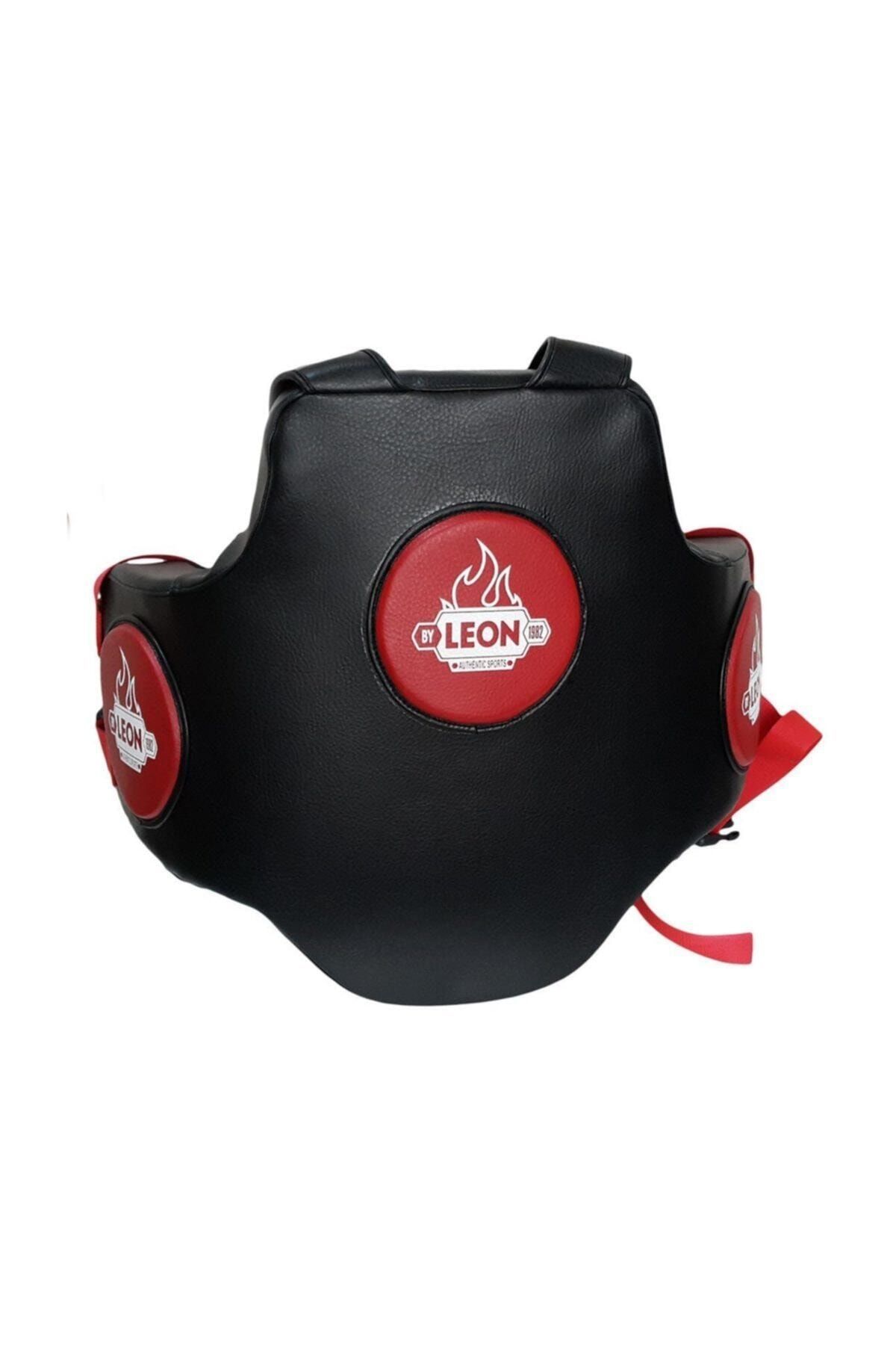 By Leon 1982 Leon Kick Boks ve Muay Thai Gövde Koruyucu Body Protector Siyah Kırmızı