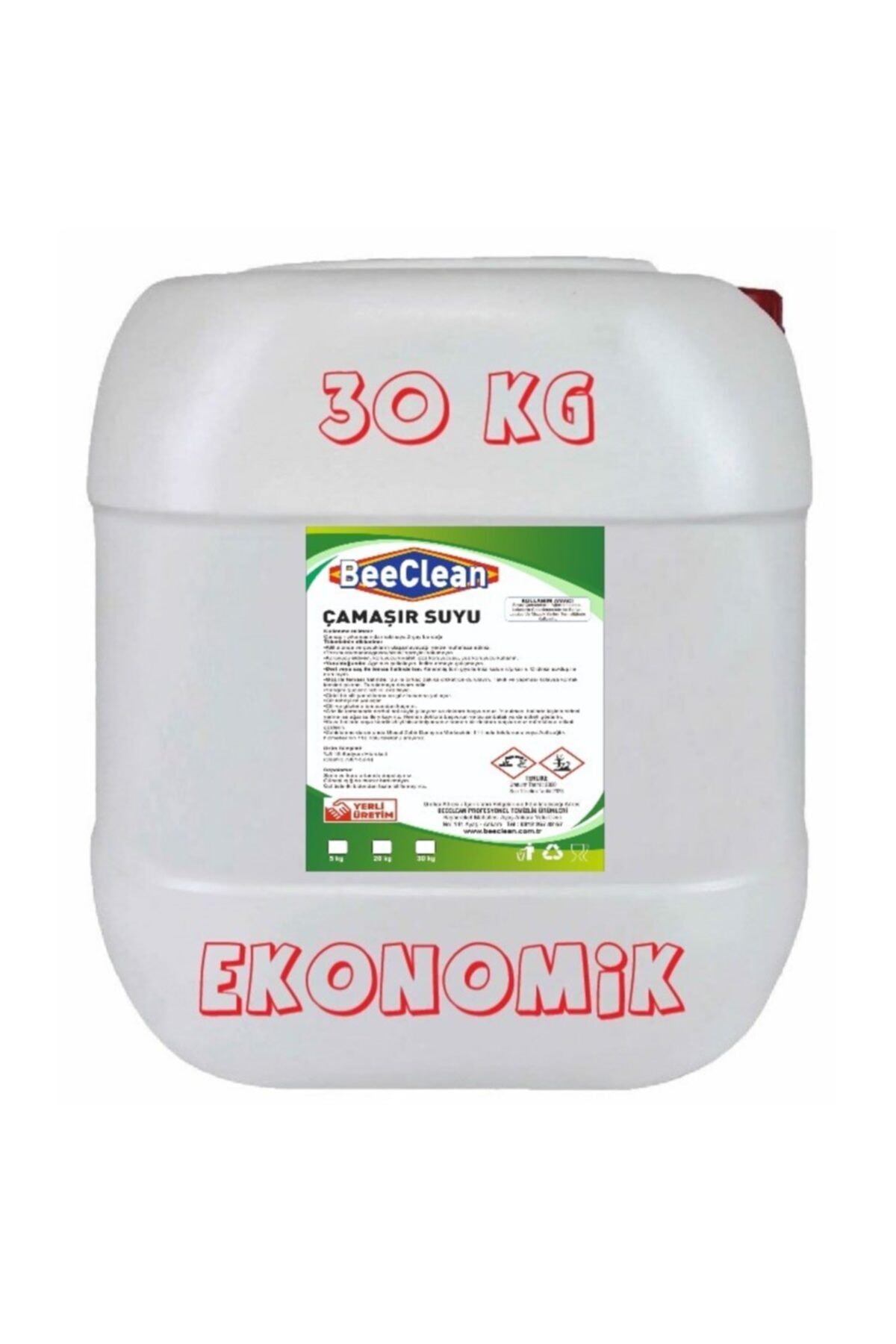 BeeClean Ekonomik 30 Kg Çamaşır Suyu