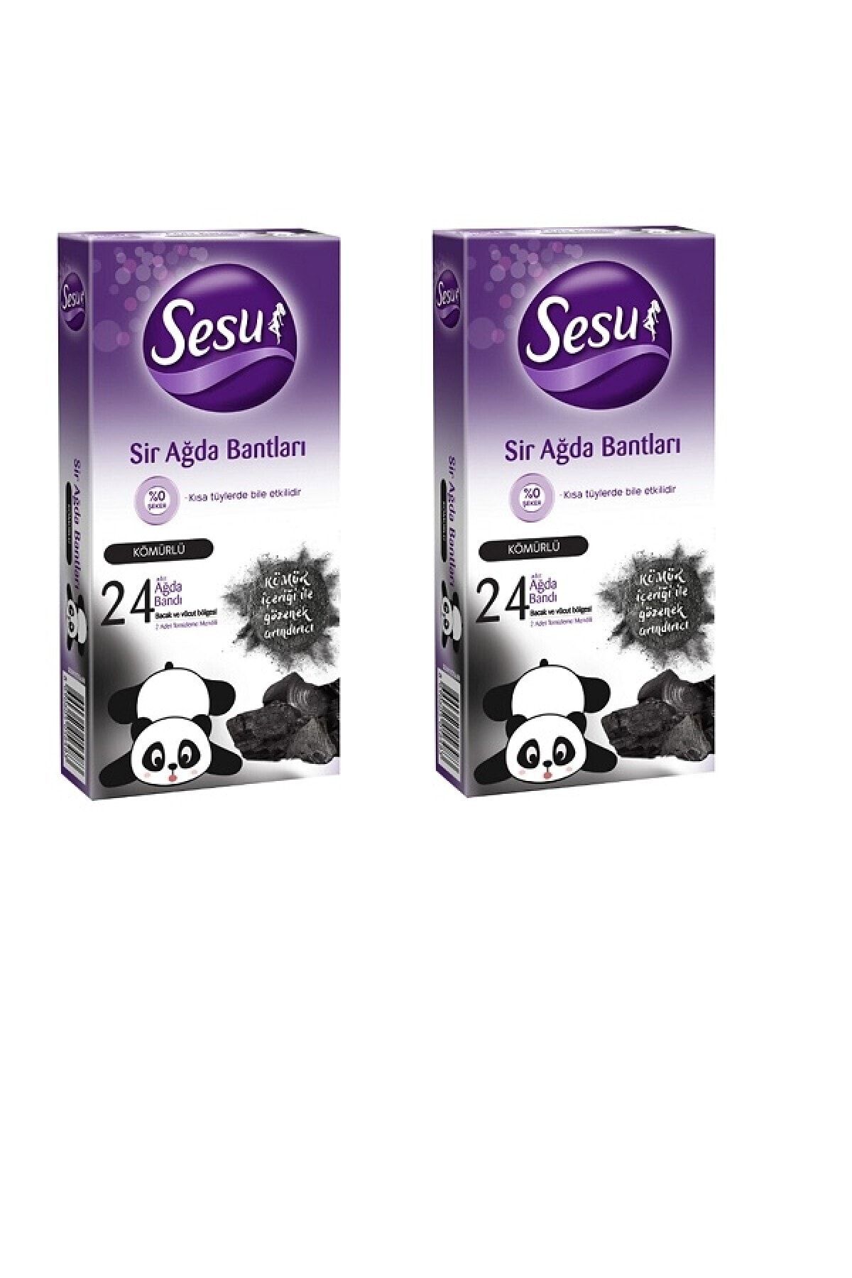 Sesu Kömürlü Ağda Bandı 24'lü X2 Adet