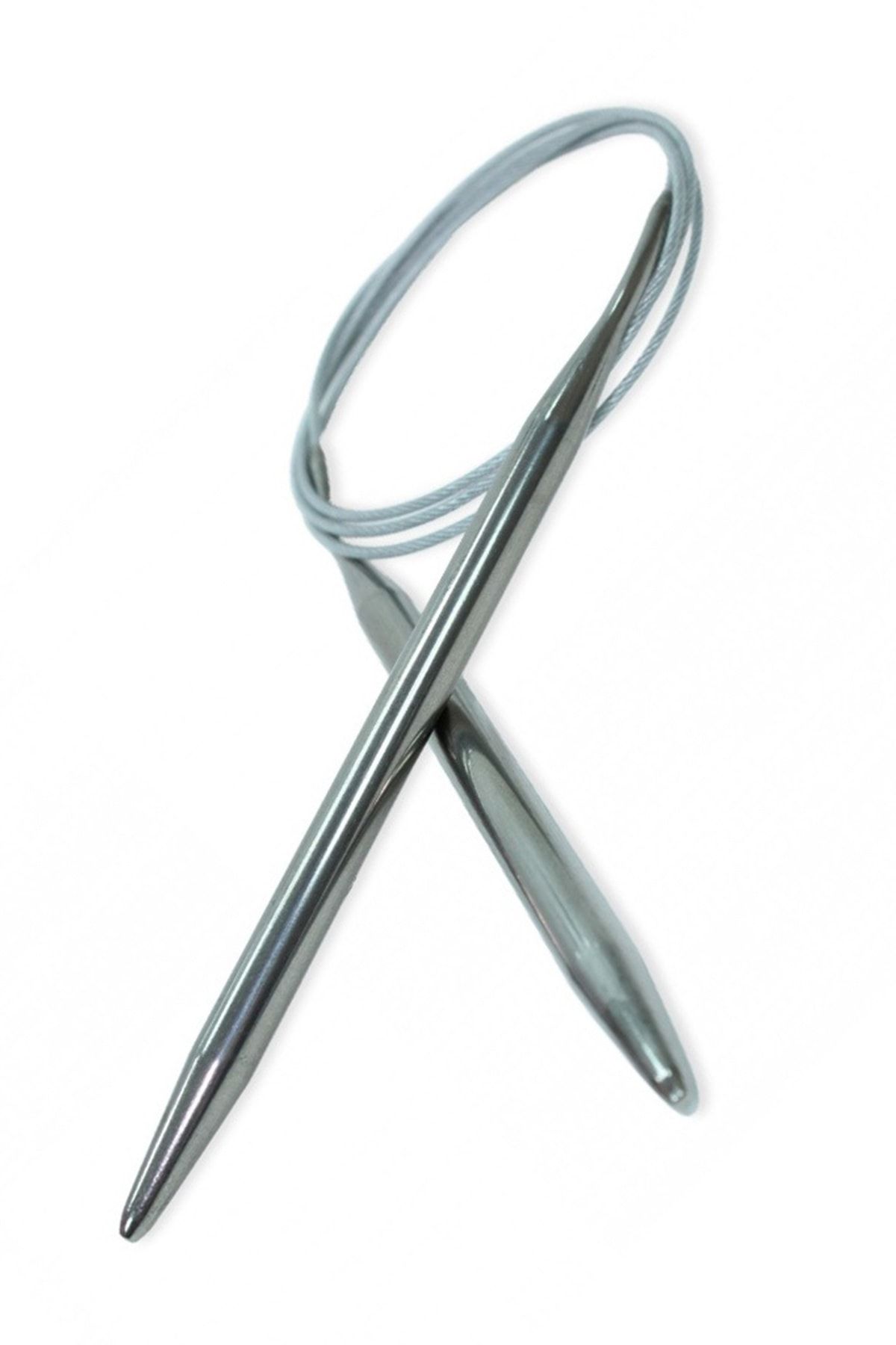 Tunç Silver Çelik Misinalı Şiş 100 Cm 7 Numara
