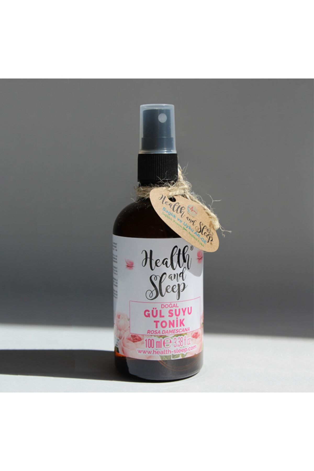 Health and sleep Doğal Gül Suyu Tonik 100 Ml
