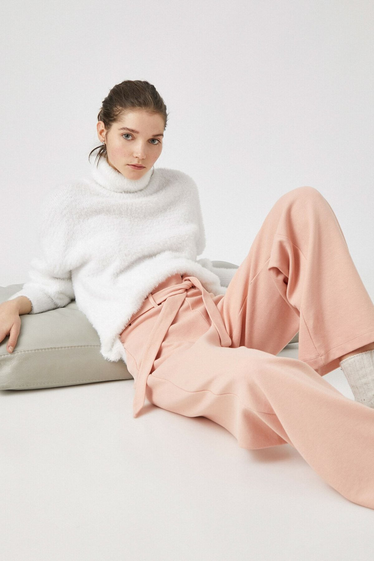 Koton Kadın Bağcıklı Pembe Pijama Altı