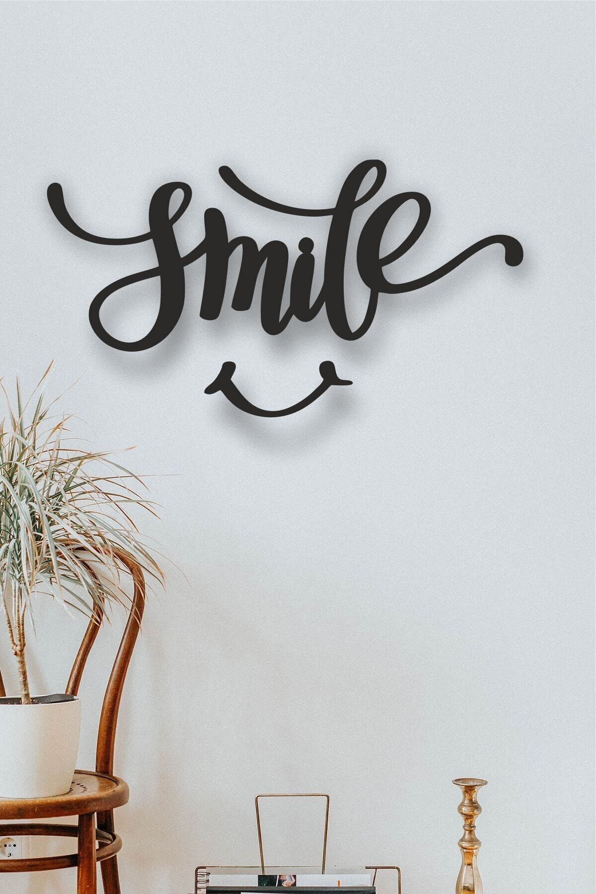 EF Home Smile Ahşap Duvar Dekoru
