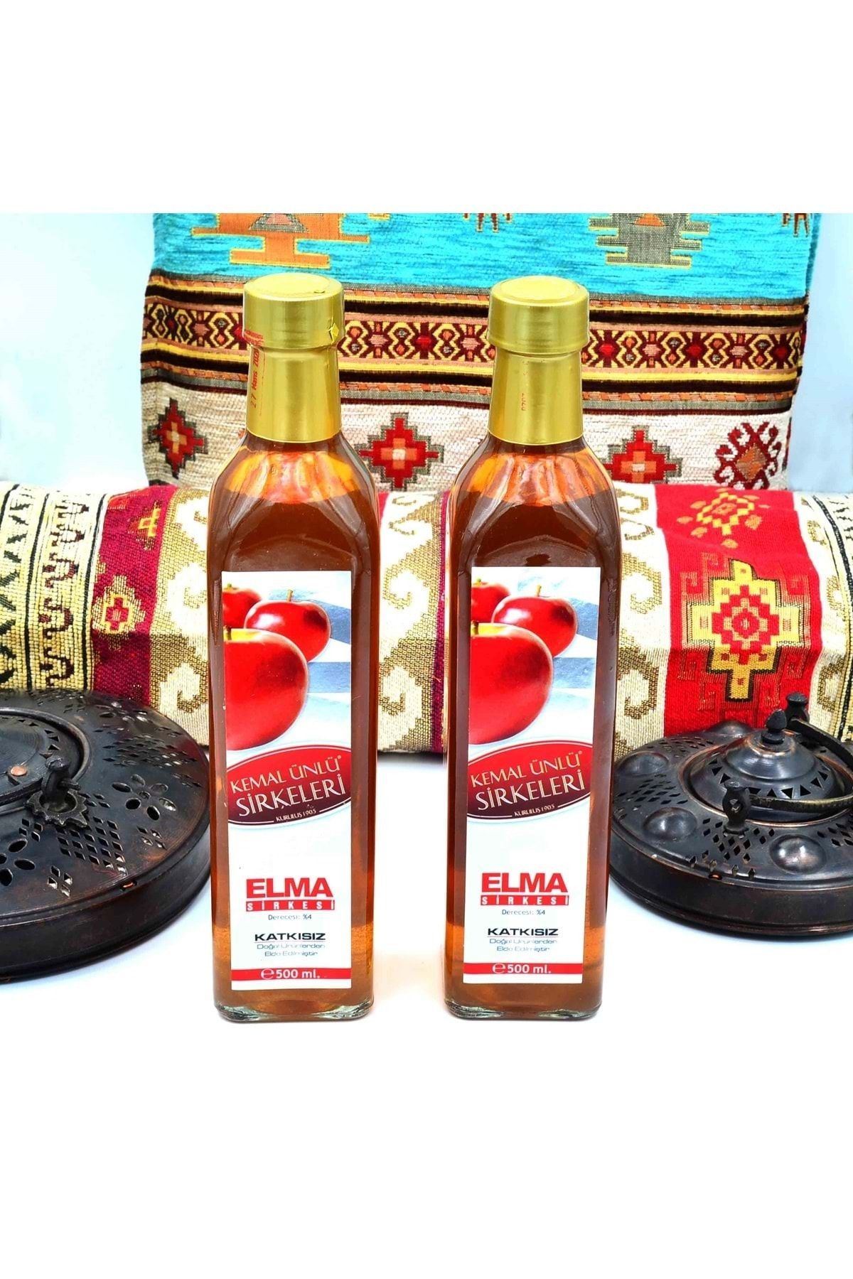 Kemal Ünlü Elma Sirkesi 500 Ml.