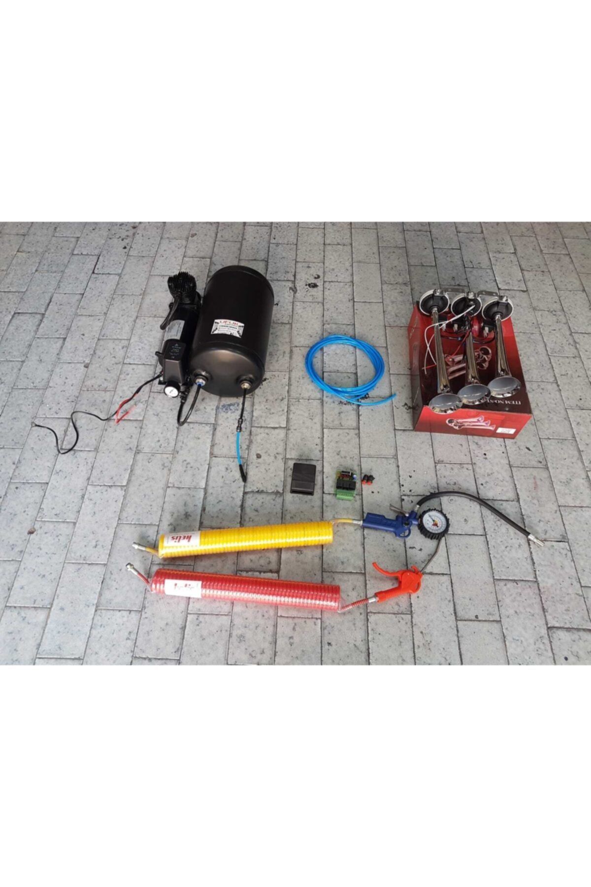 HORNS Nuri Alco 4 Melodili Otomatik Kompresörlü Ful Set