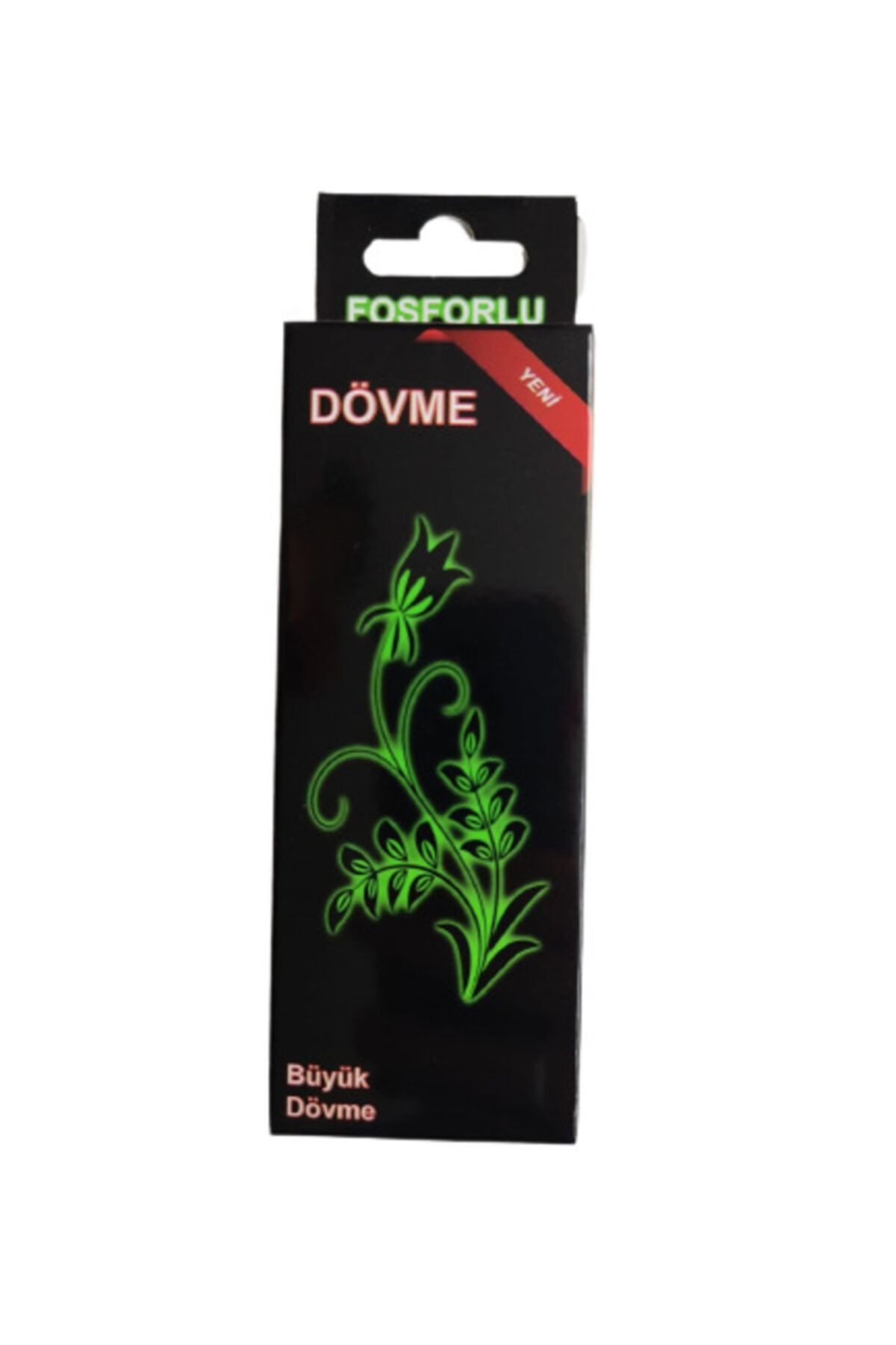 Öğretmen Kırtasiye Fosforlu Geçici Dövme - Lale