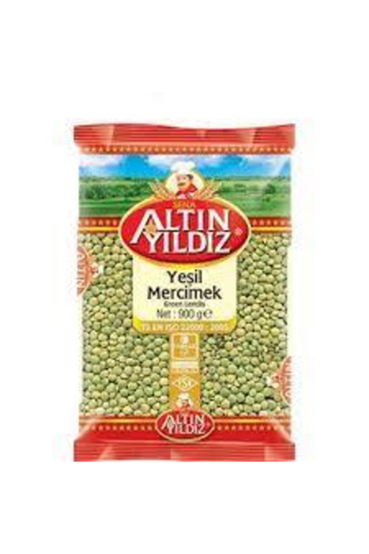 Altınyıldız Yeşil Mercimek Net 900 Gr