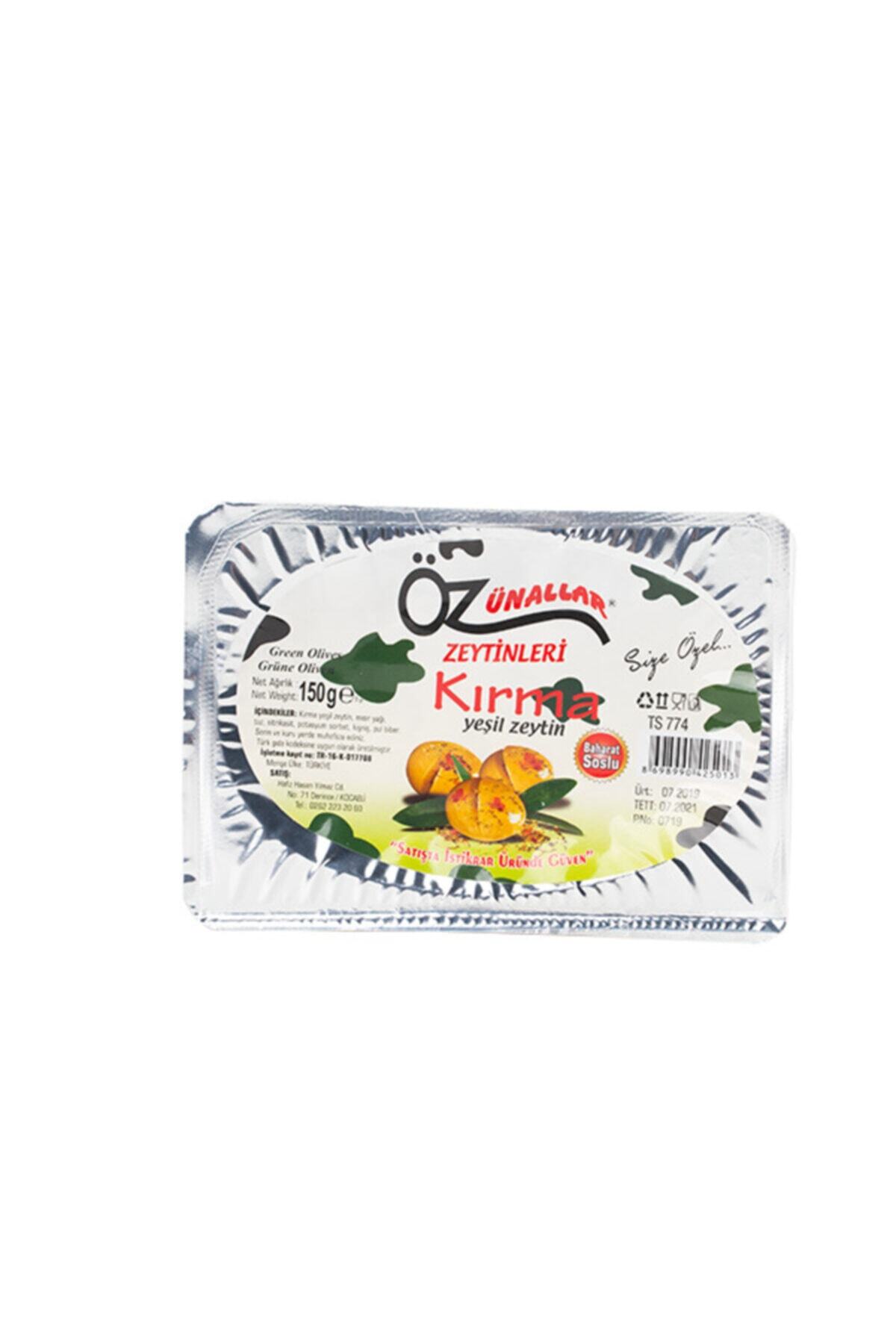Özünallar Kırma Yeşil Zeytin 150 Gr
