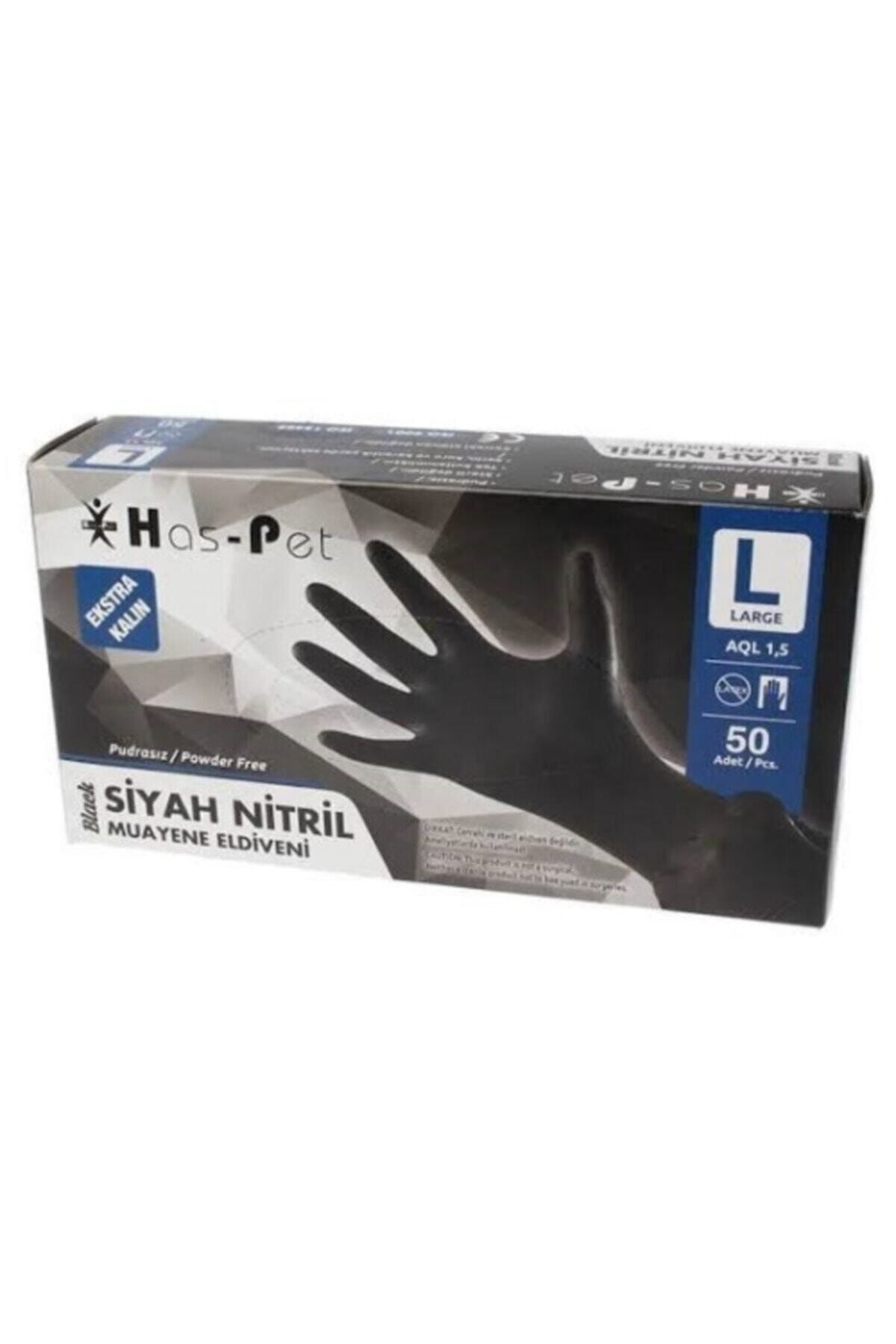 has pet haspet nitril eldiven l beden siyah pudrasiz extra kalin fiyati yorumlari trendyol