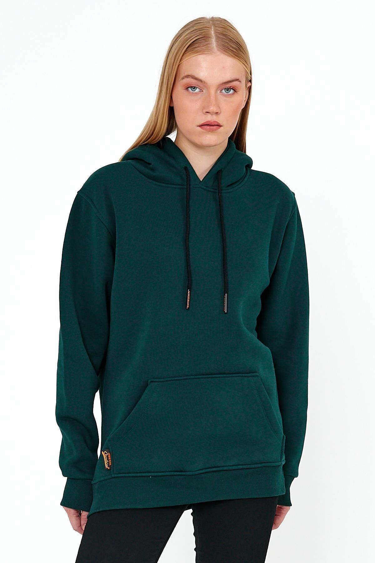 Dark green new arrivals champion hoodie women's