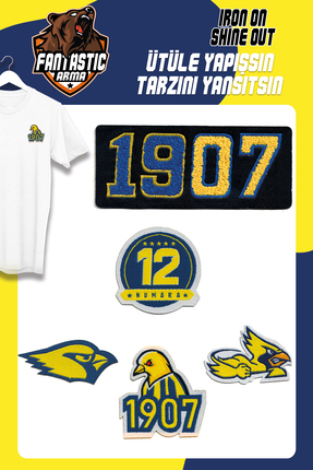 Ütü Ile Yapışan Dokuma Arma/Patch Takım, Taraftar Modeli Image 0