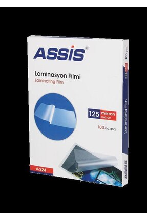 Assis Laminasyon Filmi A4 125 Mic 100 Lü Şeffaf A-224 Image 3