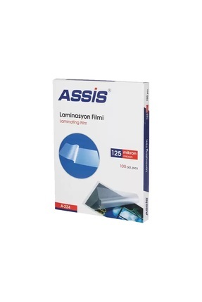 Assis Laminasyon Filmi A4 125 Mic 100 Lü Şeffaf A-224 Image 2