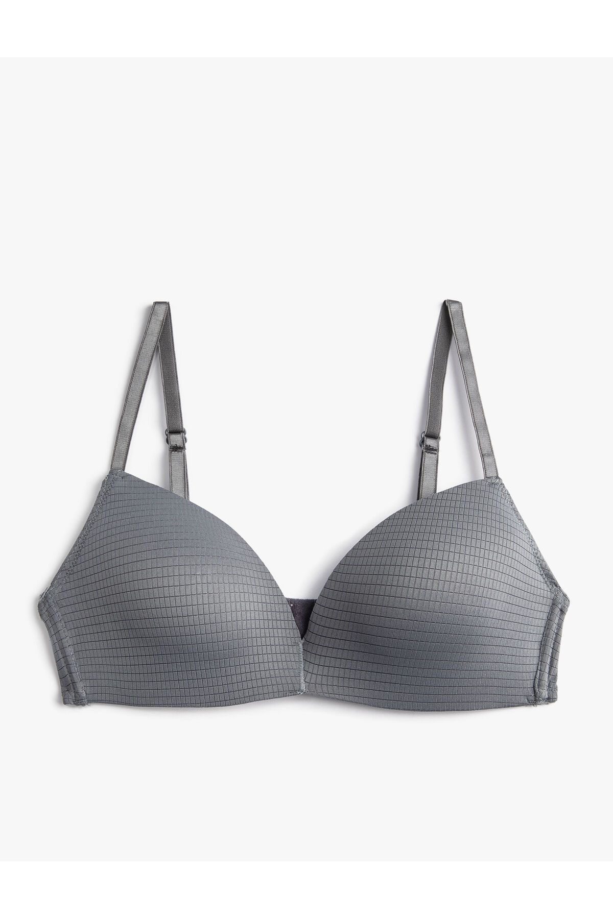 Koton Unpadded Non-wired Bra Uncovered Textured - Trendyol