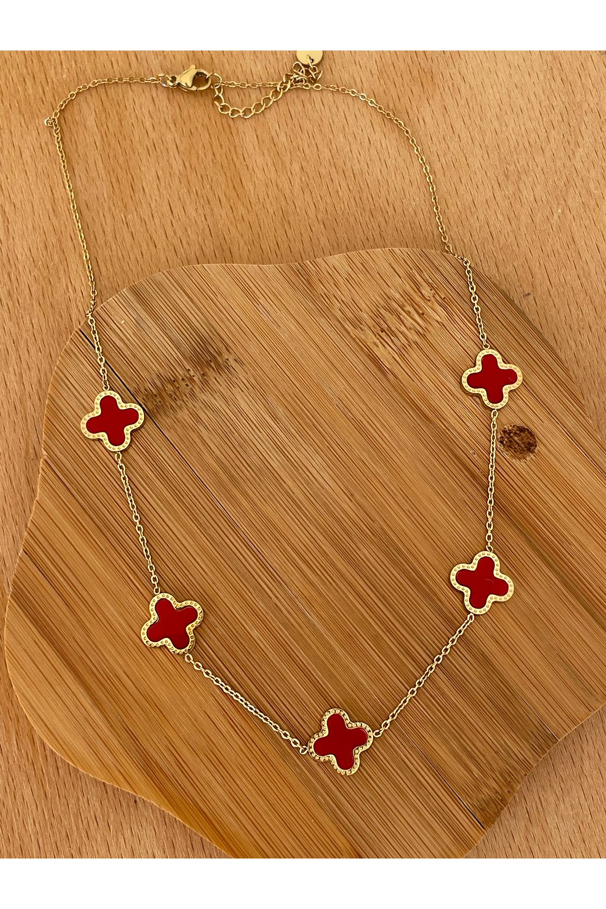 Van cleef sales red necklace