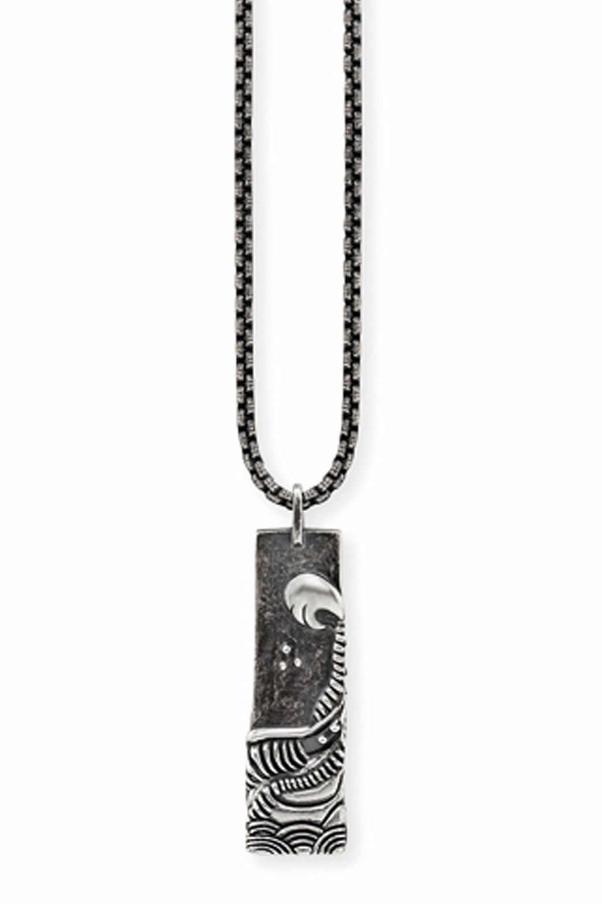 Caï Halskette – - Trendyol Grau Silber 