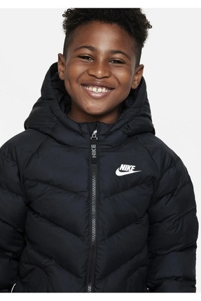 Sportswear Synthetic-Fill Kapüşonlu Çocuk Mont Image 1