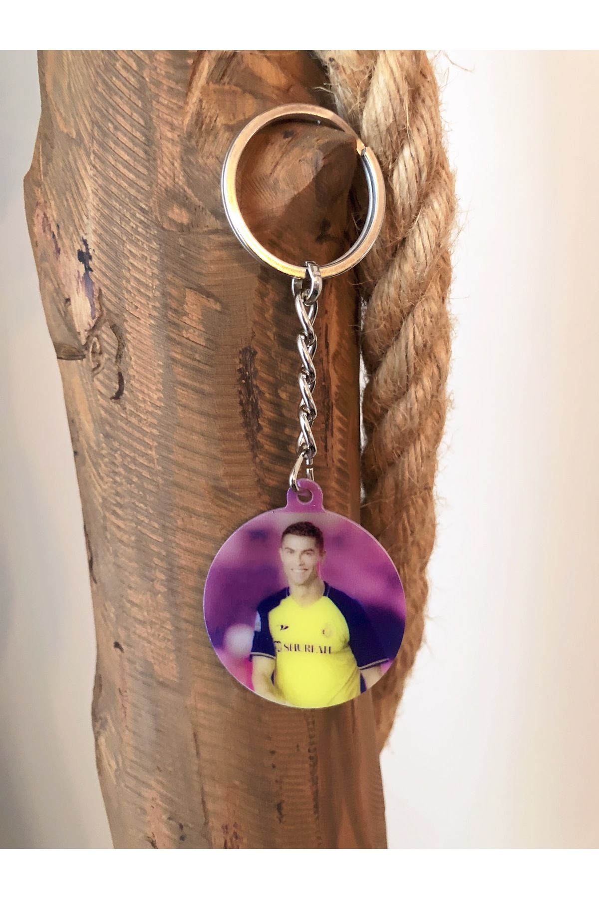 Sewor Ronaldo Themed Keychain Trendyol