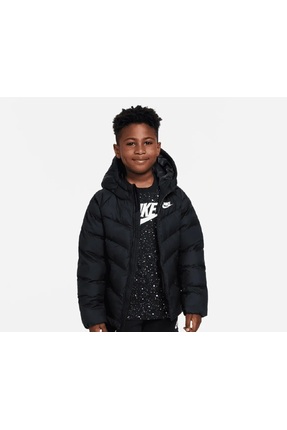 Sportswear Synthetic-Fill Kapüşonlu Çocuk Mont Image 3