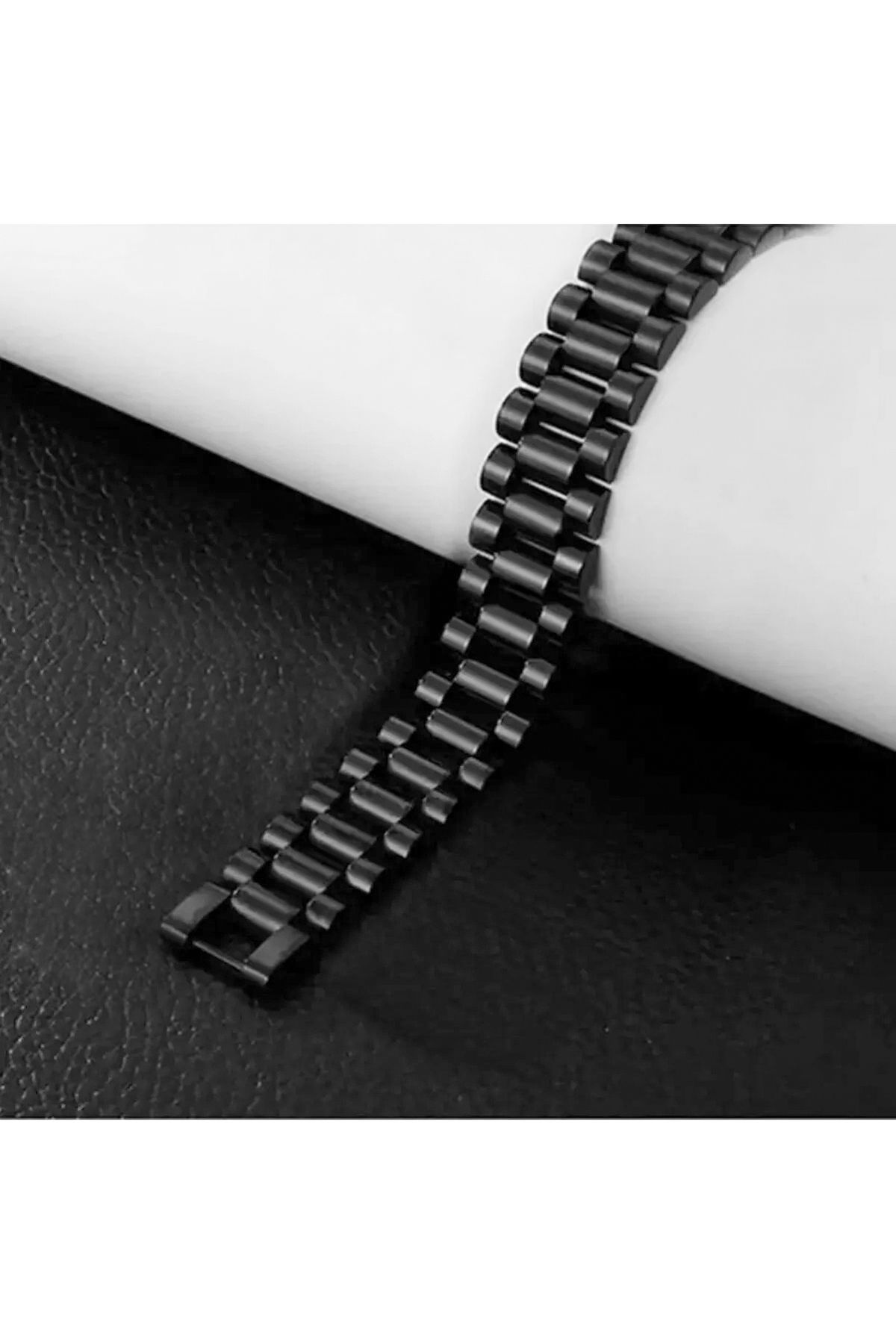 Black deals metal bracelet