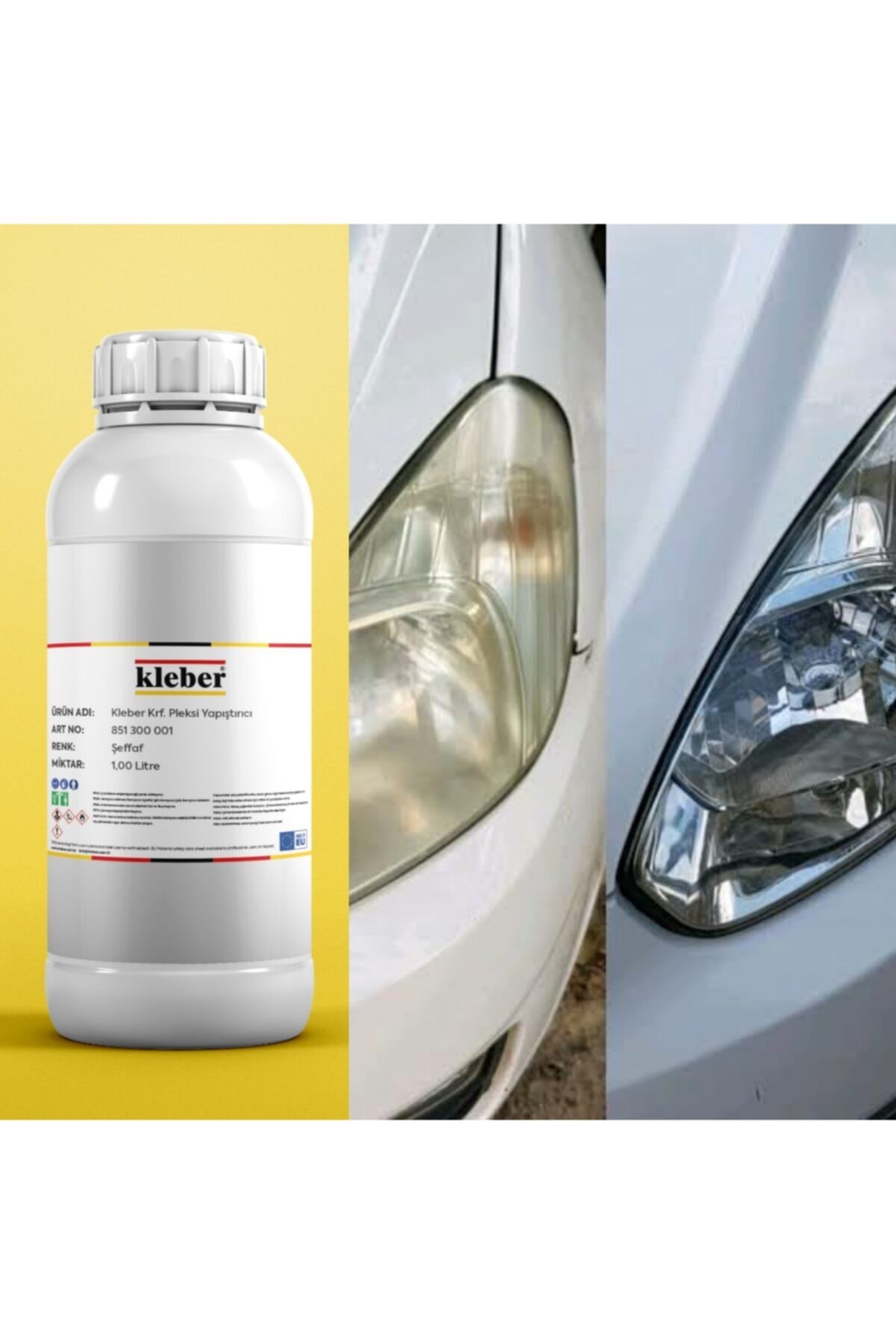 kleber 1 litre kloroform buharli arac far parlatma temizleme ilaci fiyati yorumlari trendyol