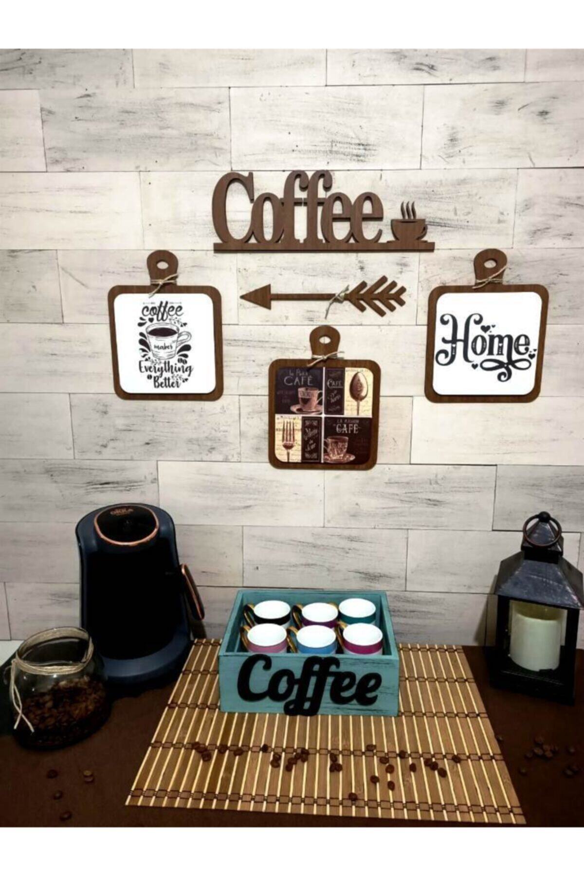 Kaya Hediyelik Dekoratif Mutfak Dekoru Coffee