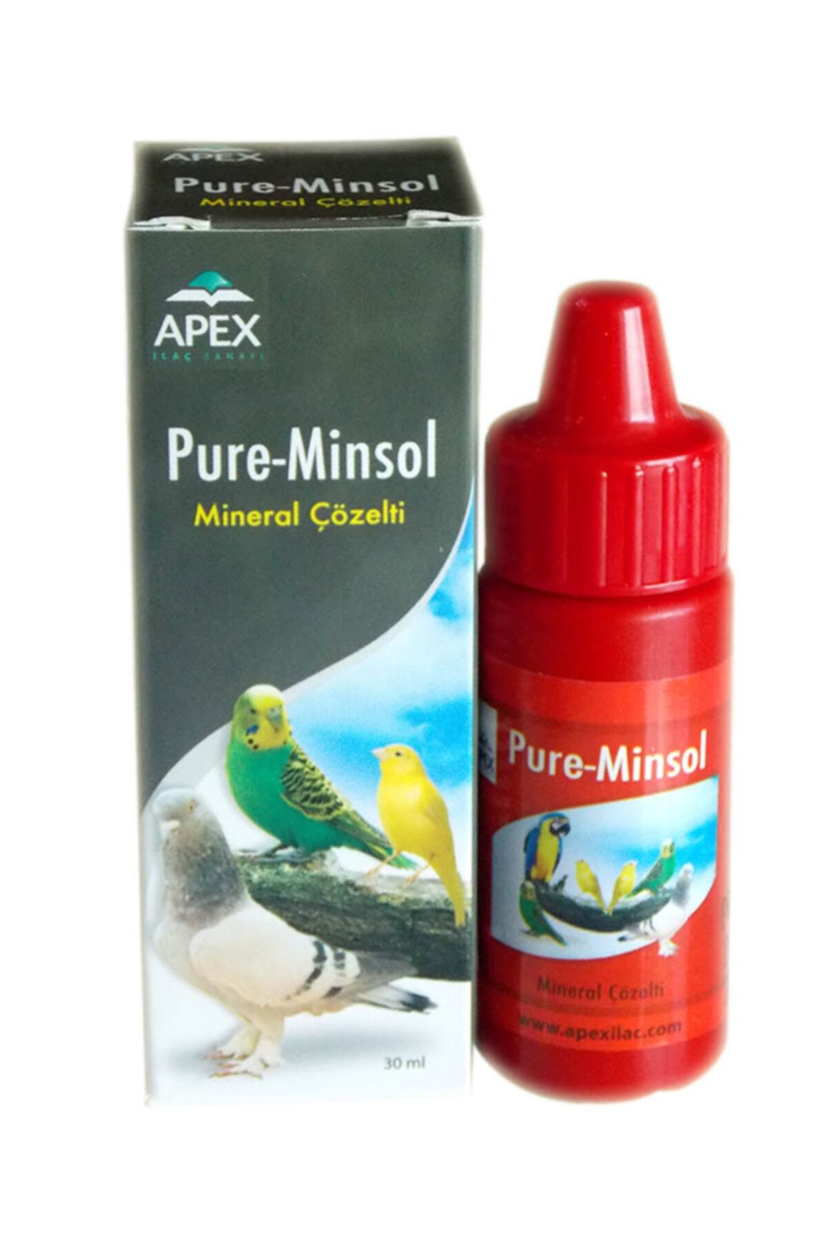 Etozlu Muhabbet Kuşu Için Mineral Çözelti - Pure-minsol