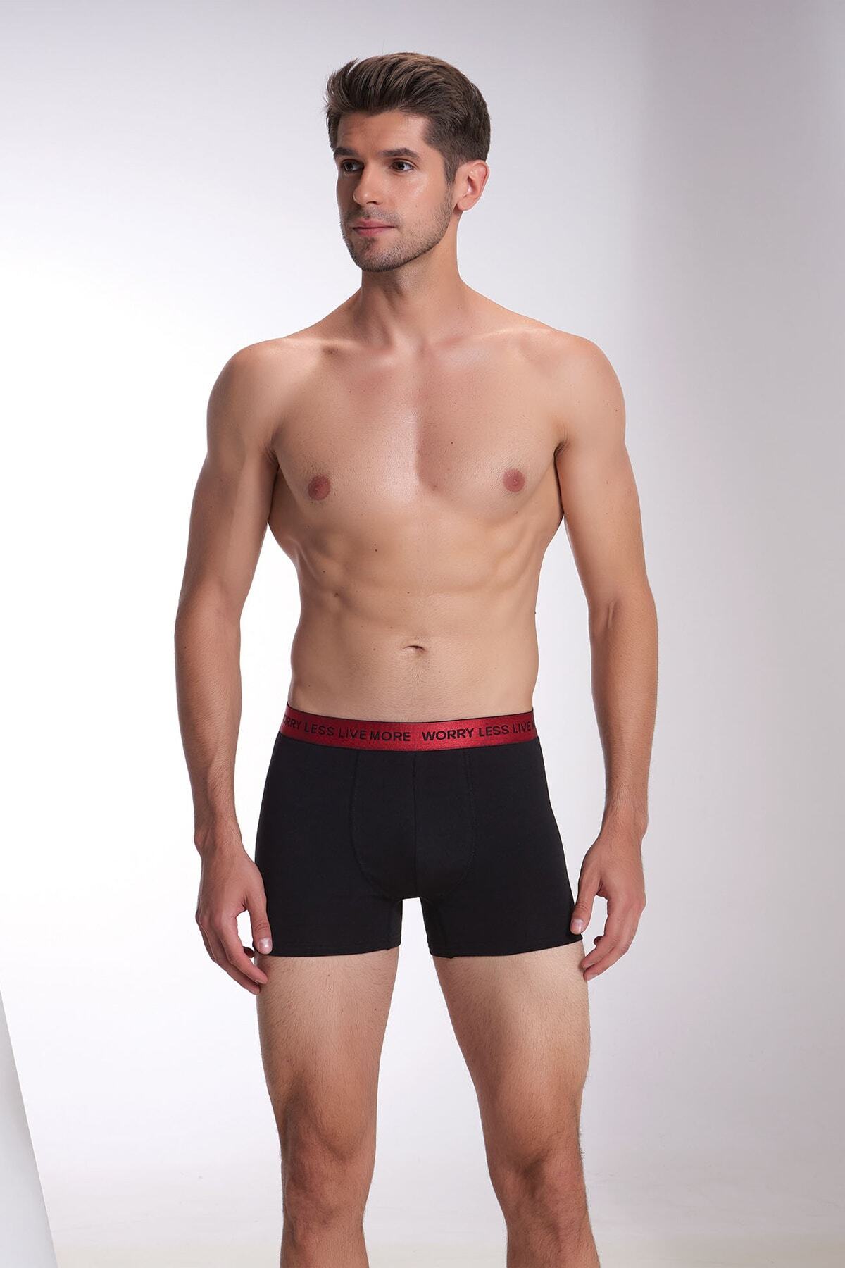 Svm 9186 Pamuklu 3'lü Erkek Boxer