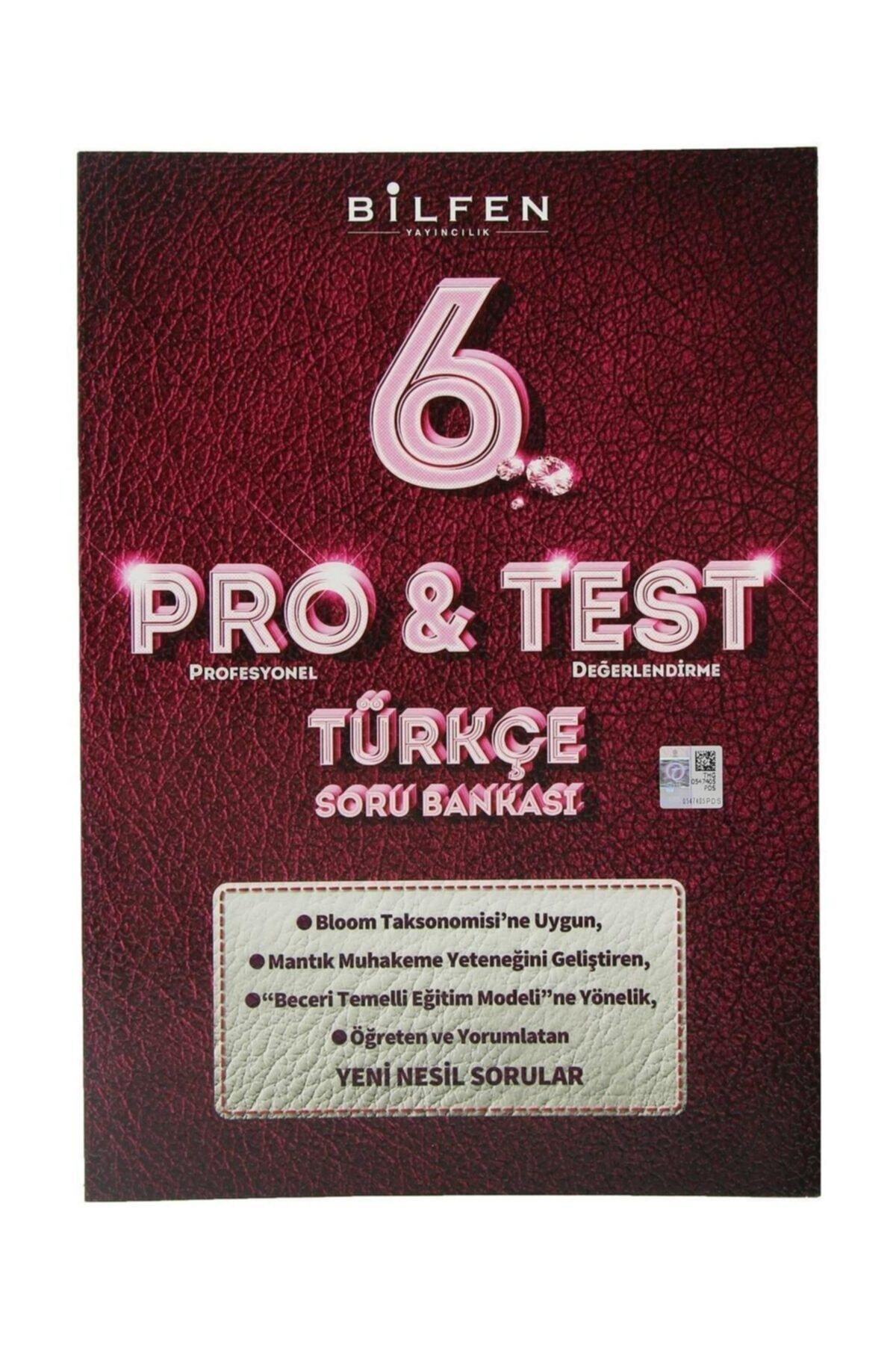 Bilfen Yayinlari 6 Sinif Pro Test Turkce Soru Bankasi Fiyati Yorumlari Trendyol