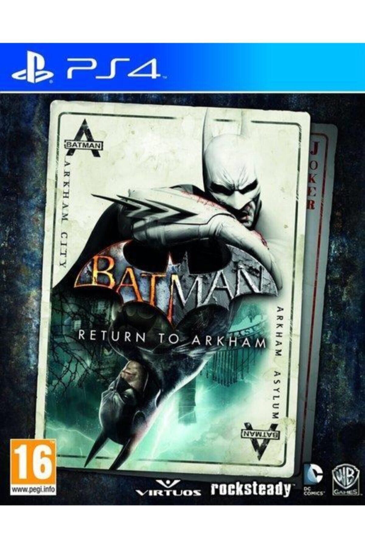 Wb Games Ps4 Batman Return To Arkham