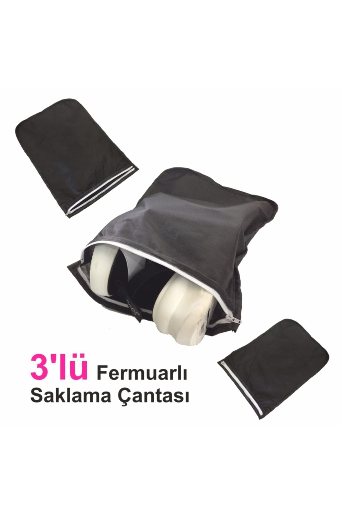 Washingnet Fermuarlı Ayakkabı Saklama Çantası