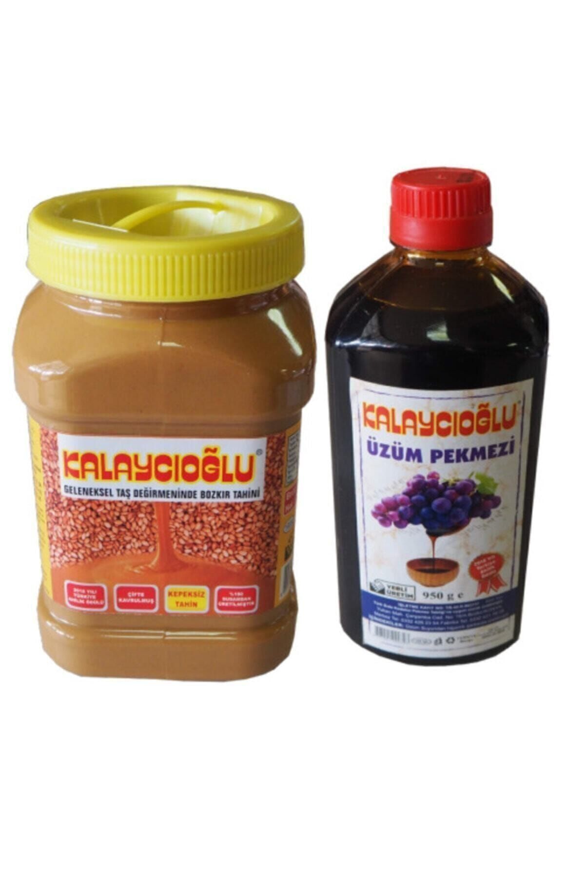 Kalaycıoğlu Bozkır Çifte Kavrulmuş 935g Tahin 1 Kg Pekmez